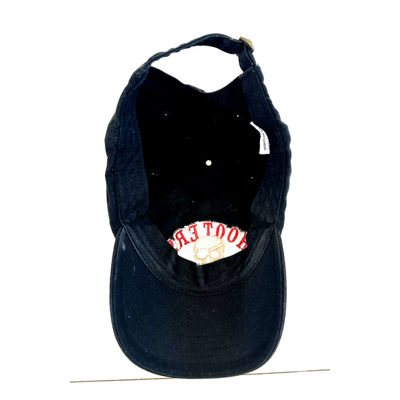 Hooters Cook’s Couture Adult Black Baseball Cap w/Red Caption and Tan Skull - Picture 6 of 7